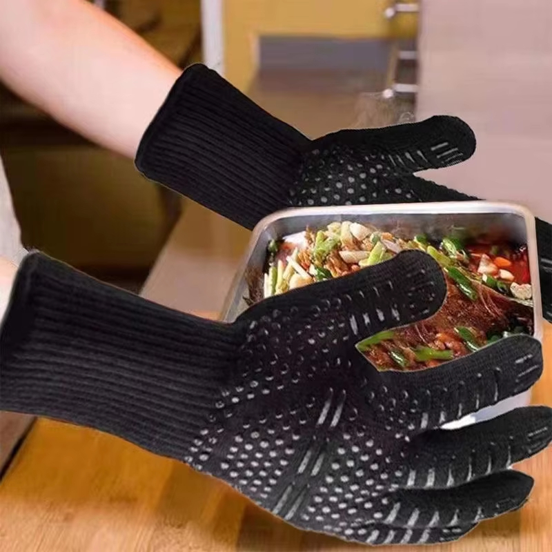 Oven Mitt Silicone - 1 пара перчаток для духовки, перчатки