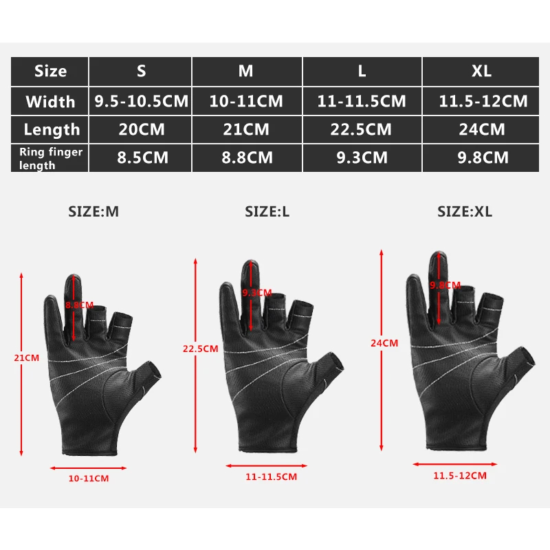 Рыболовные перчатки без пальце – обзор и цена Cut Resistant Glove